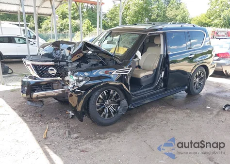 2019 Nissan Armada Platinum from USA, damaged, VIN JN8AY2NC5K9580697